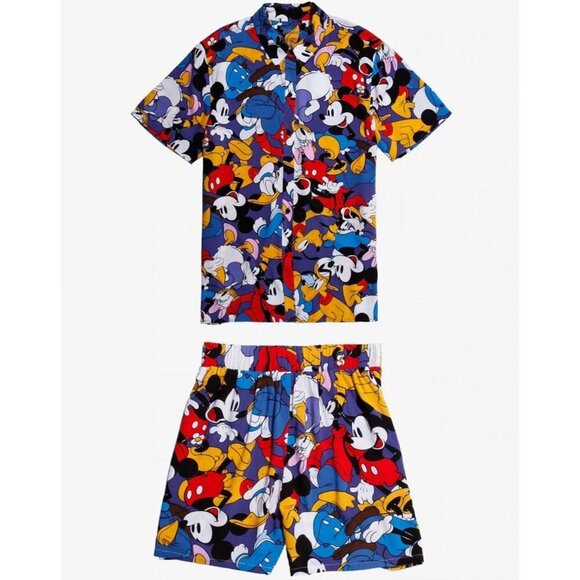 Disney Obsession: Character Shirt and Shorts Sets from Hot Topic, Size Medium - Picture 1 of 7